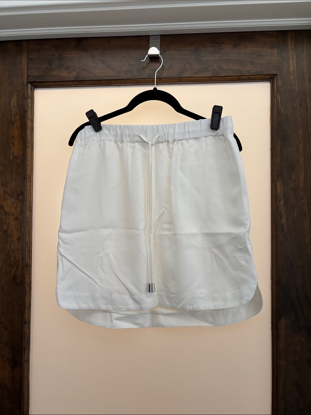 White Women's Drawstring Skirt